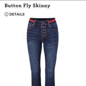 Cabi Button Fly Skinny size 10- Like new